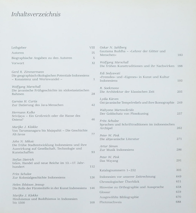 VERSUNKENE KONIGREICHE INDONESIENS