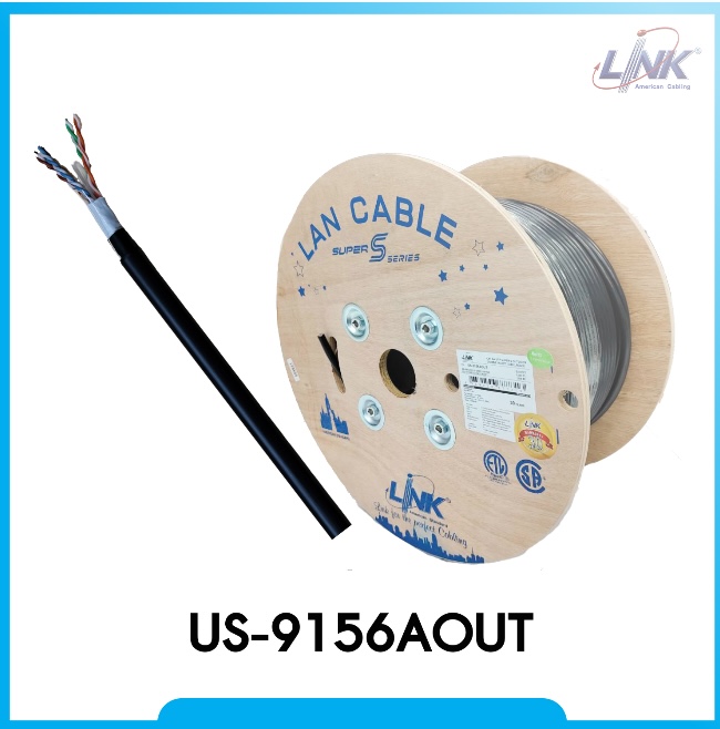 US-9156AOUT CAT 6A UTP SUPER-S OUTDOOR CABLE, Double Jacket