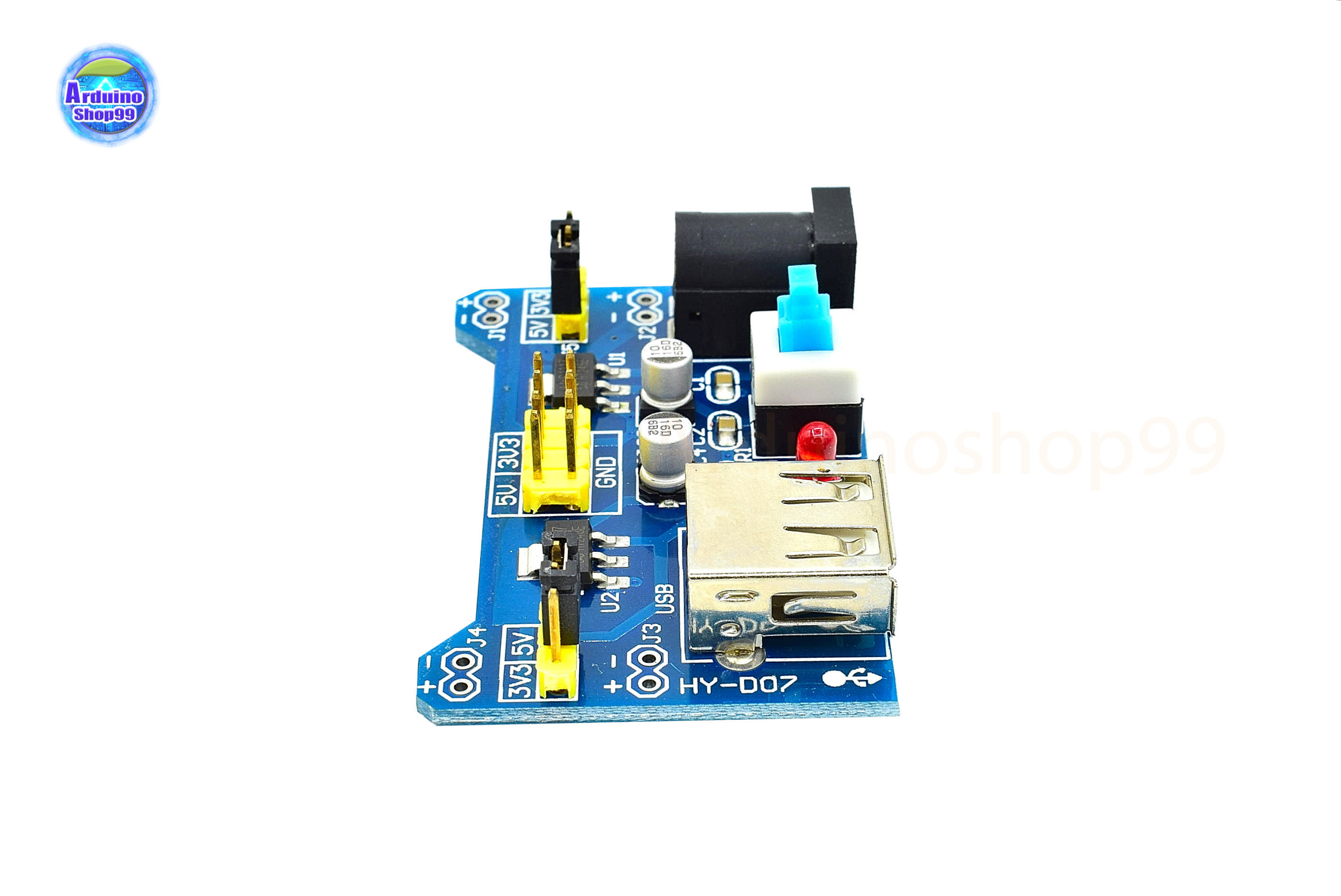 Breadboard dedicated power supply module compatible 5V, 3.3V