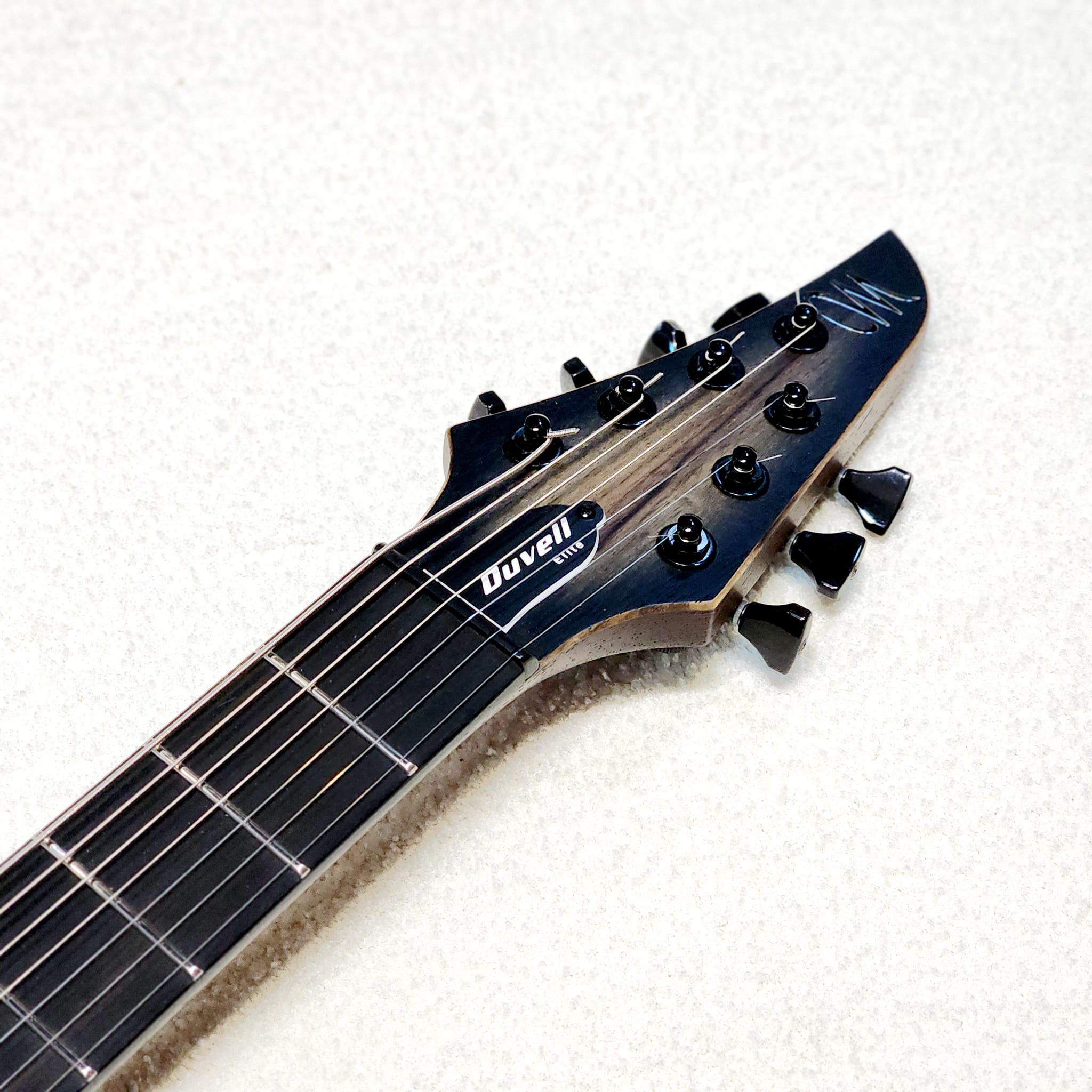 (USEDl MAYONES DUVELL ELITE 7 - TRANS NATURAL BLACK BURST MATT