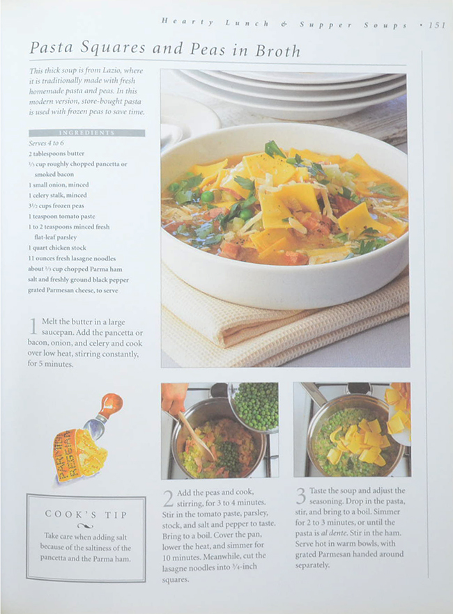 SOUP superb ways with a classic dish