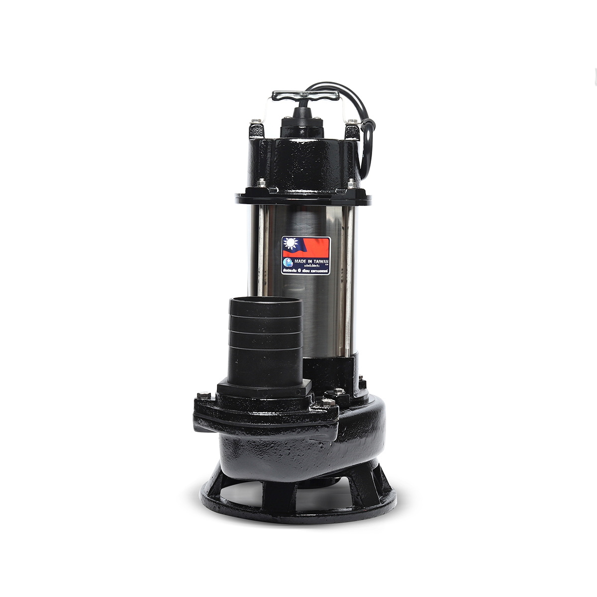 SHOWFOU SS-132D ปั๊มแช่ดูดโคลนเสื้อสแตนเลส 2" 1HP/380V