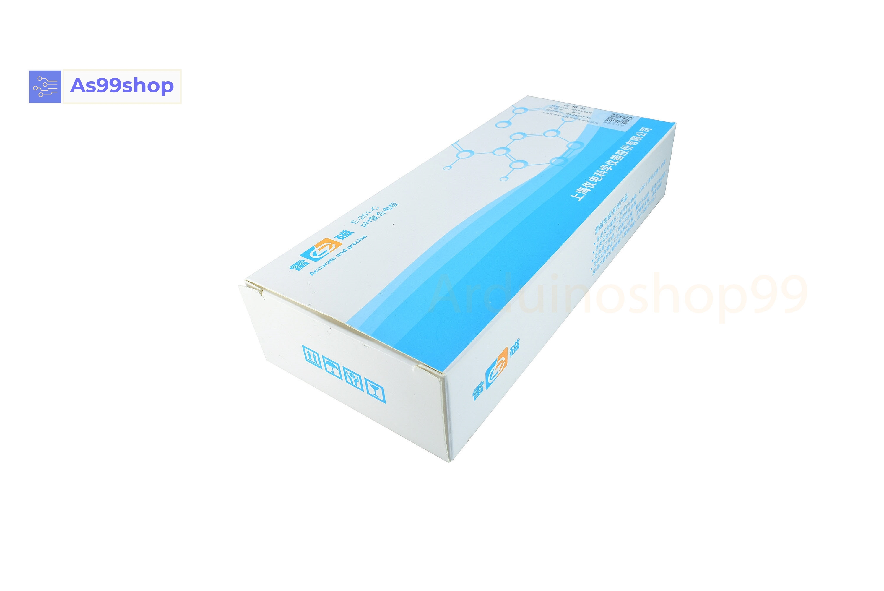 เซ็นเซอร์วัดค่า PH ของน้ำ PH Sensor Module with Probe E-201-C + Arduino module