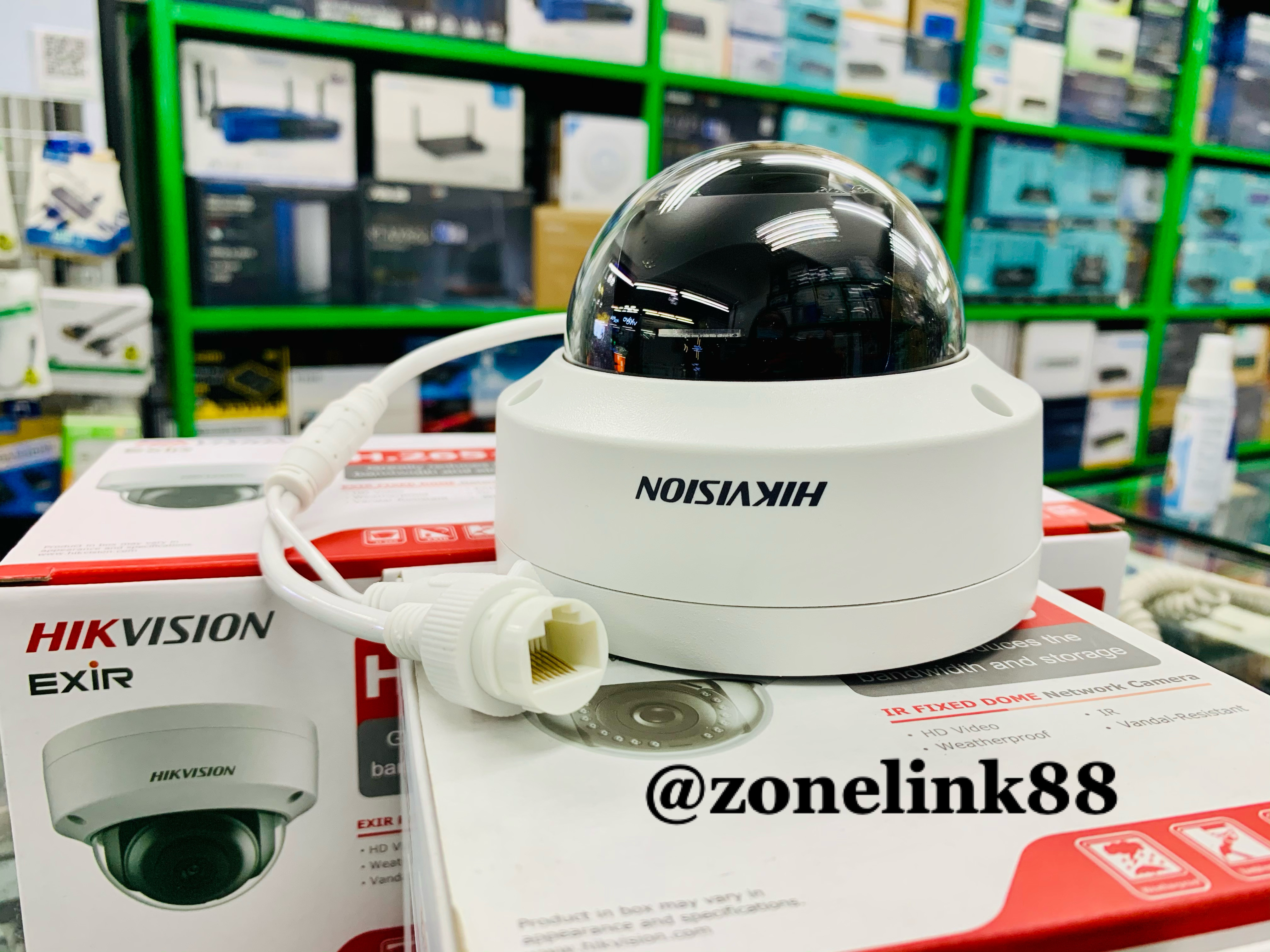 Hikvision Network Camera H265 IR FIXED DOME ads-2CD1123G0E-I 2MP 4mm