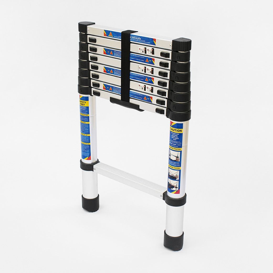 SUMO TL1-08A บันไดอลูมิเนียมยืดหด ทรงพาด 2.6m