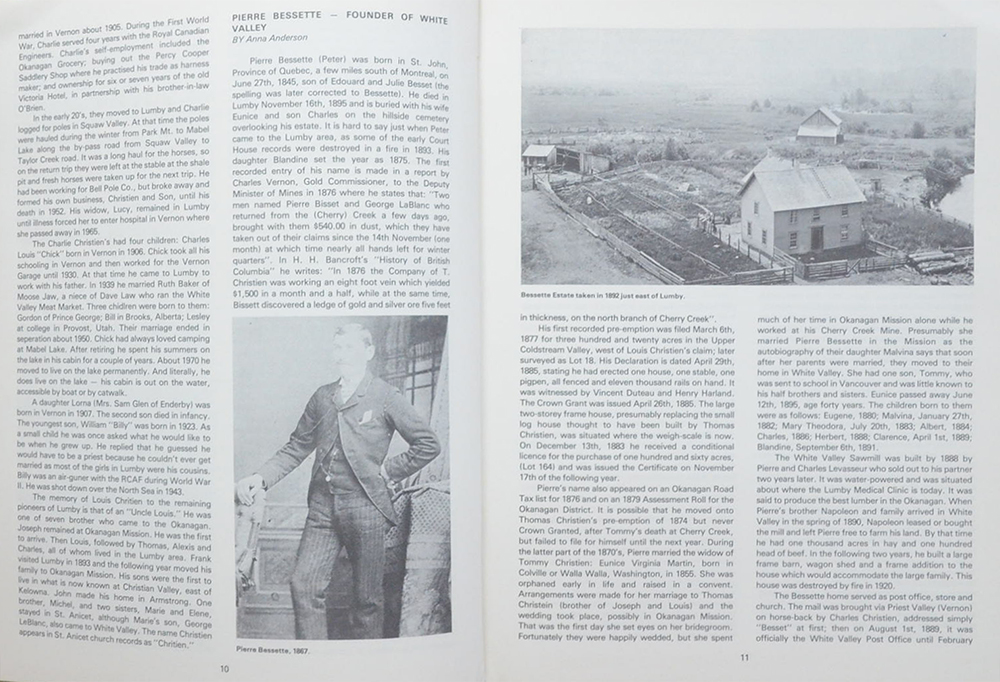 GRASSROOTS OF LUMBY 1877-1927