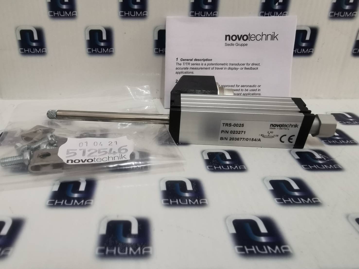 Novotechnik, encoder, linear position sensor, rotary position sensor, angle sensor, TRS-0025, 023271