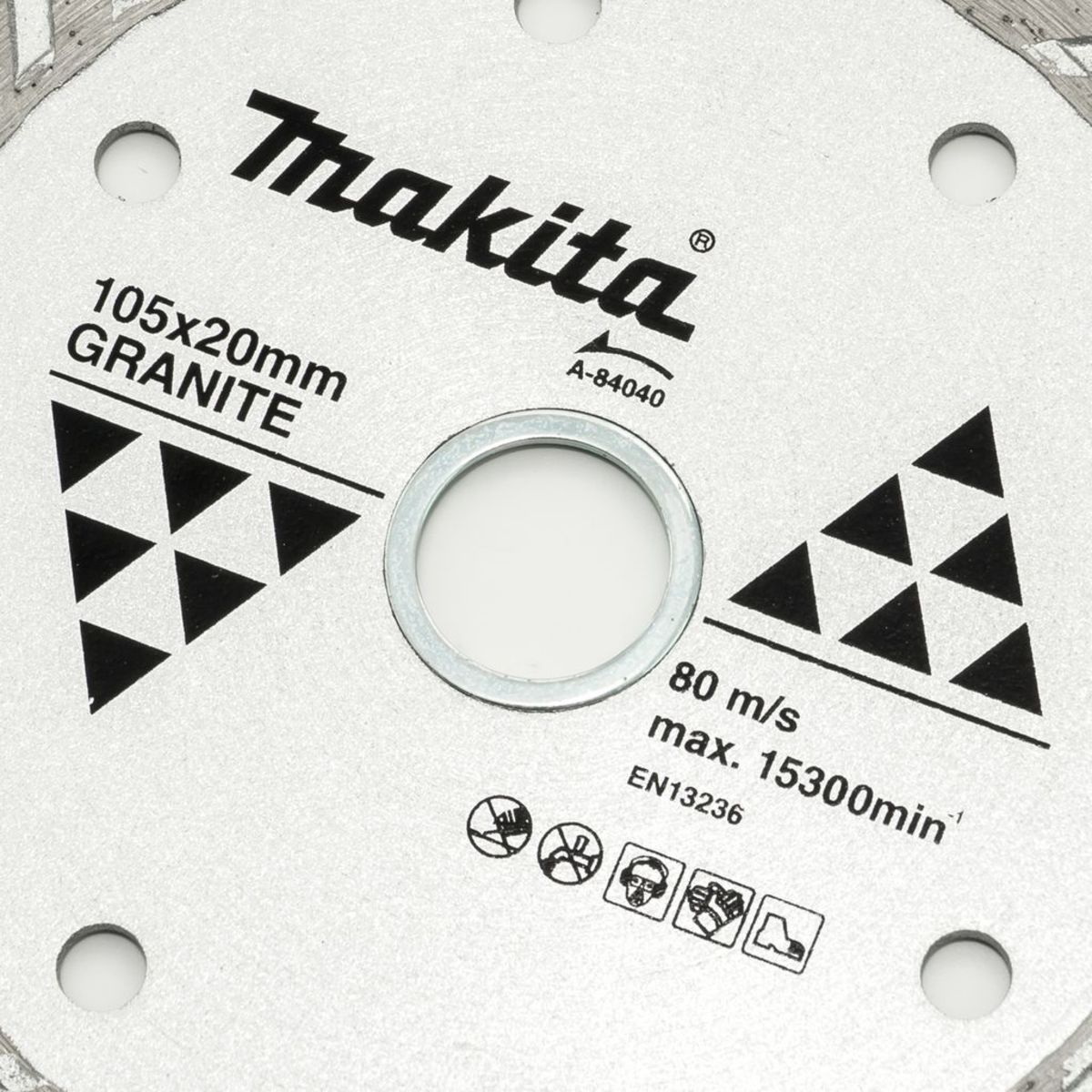 MAKITA A-84040 ใบเพชร 4"x2mm แห้ง ก้างปลา-เงิน คอนกรีต,กระเบื้อง,หินอ่อน,หินแกรนิต