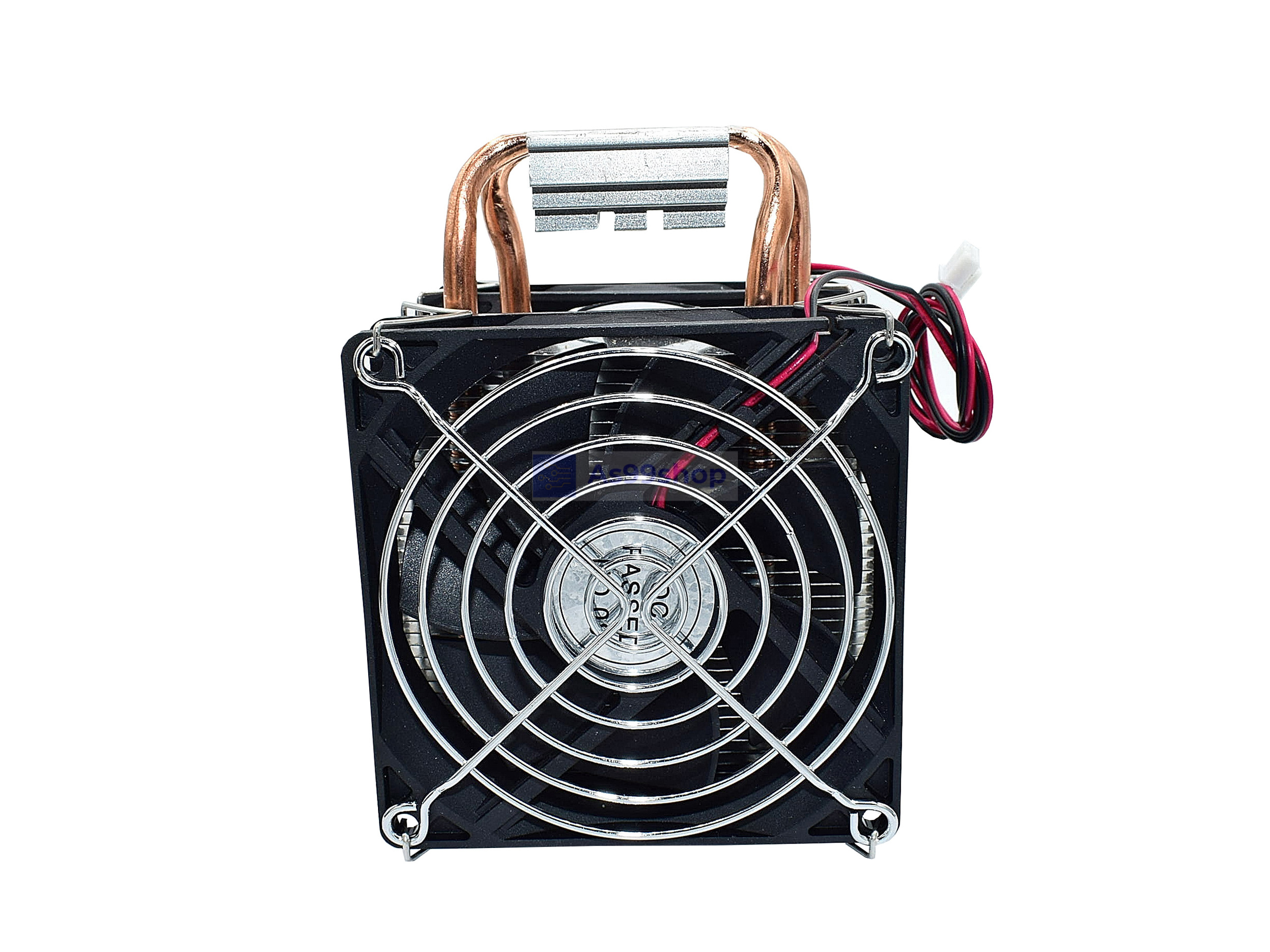 ชุดถ่ายเทความร้อนขนาด 2 ท่อ 2 heat pipe radiator 40*40 semiconductor refrigeration chip DIY