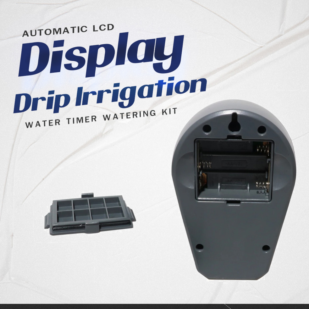 เครื่องรดน้ำอัตโนมัติ ควบคุมด้วยระบบการตั้งเวลา ระบบน้ำหยด