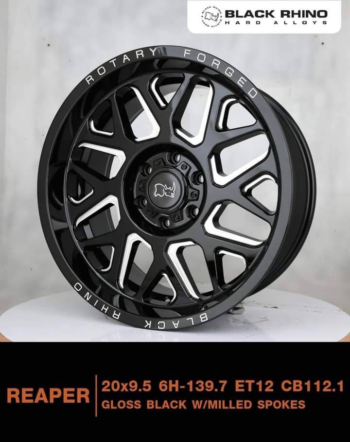 ล้อ BLACK RHINO REAPER ขอบ 20 ราคาพิเศษ