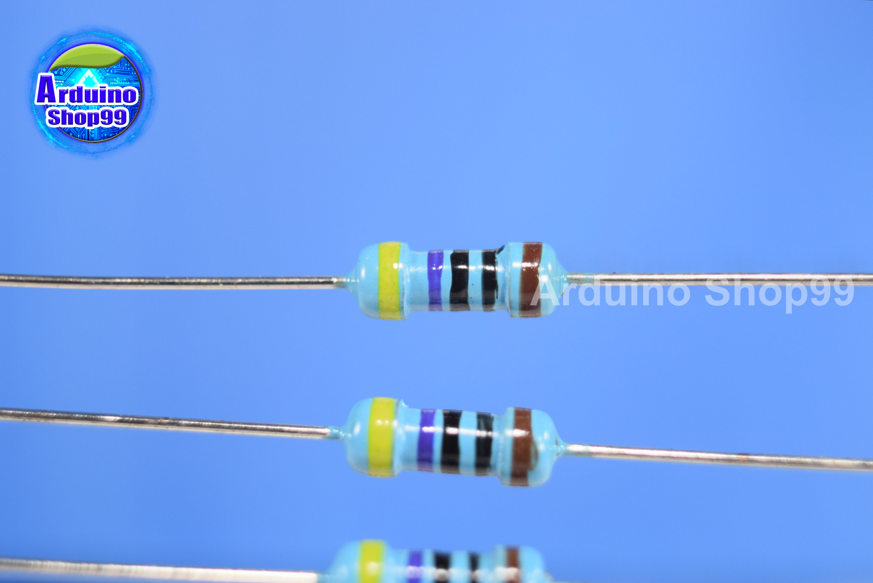 ตัวต้านทาน 470 Ohm 1/4W ( 1 ชุด มี40 ตัว )