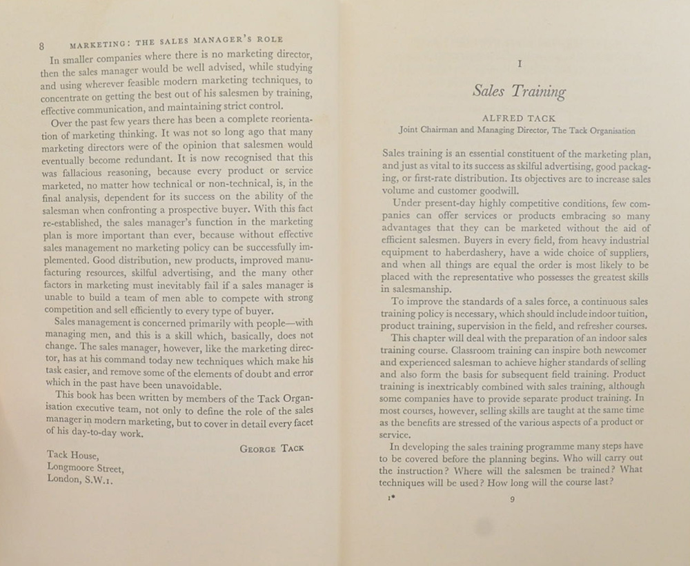 MARKETING: The Sales Manager’s Role