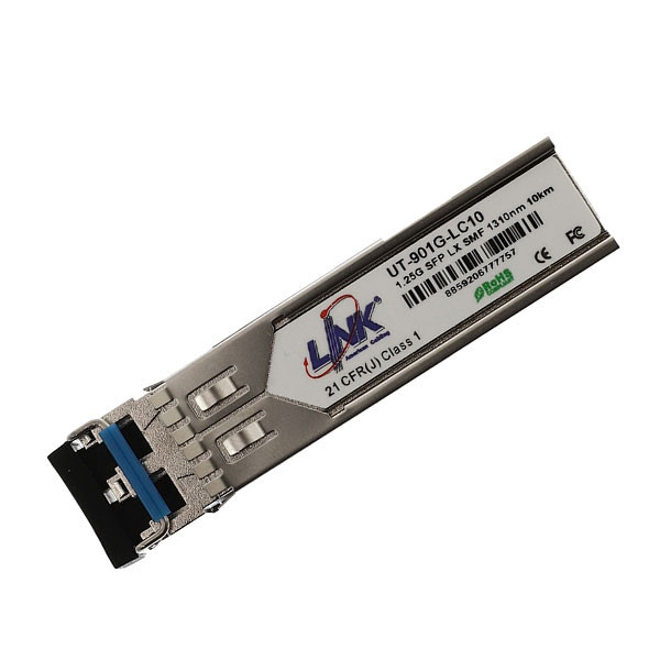 Link UT-901G-LC10 1.25G SFP Transceiver Module LX Single-Mode (SM) 1310nm, Duplex LC Connector, 10 Km. (Cisco, TP-Link, MikroTik & Other Compatible)(แทนรุ่น UT9125D-10)