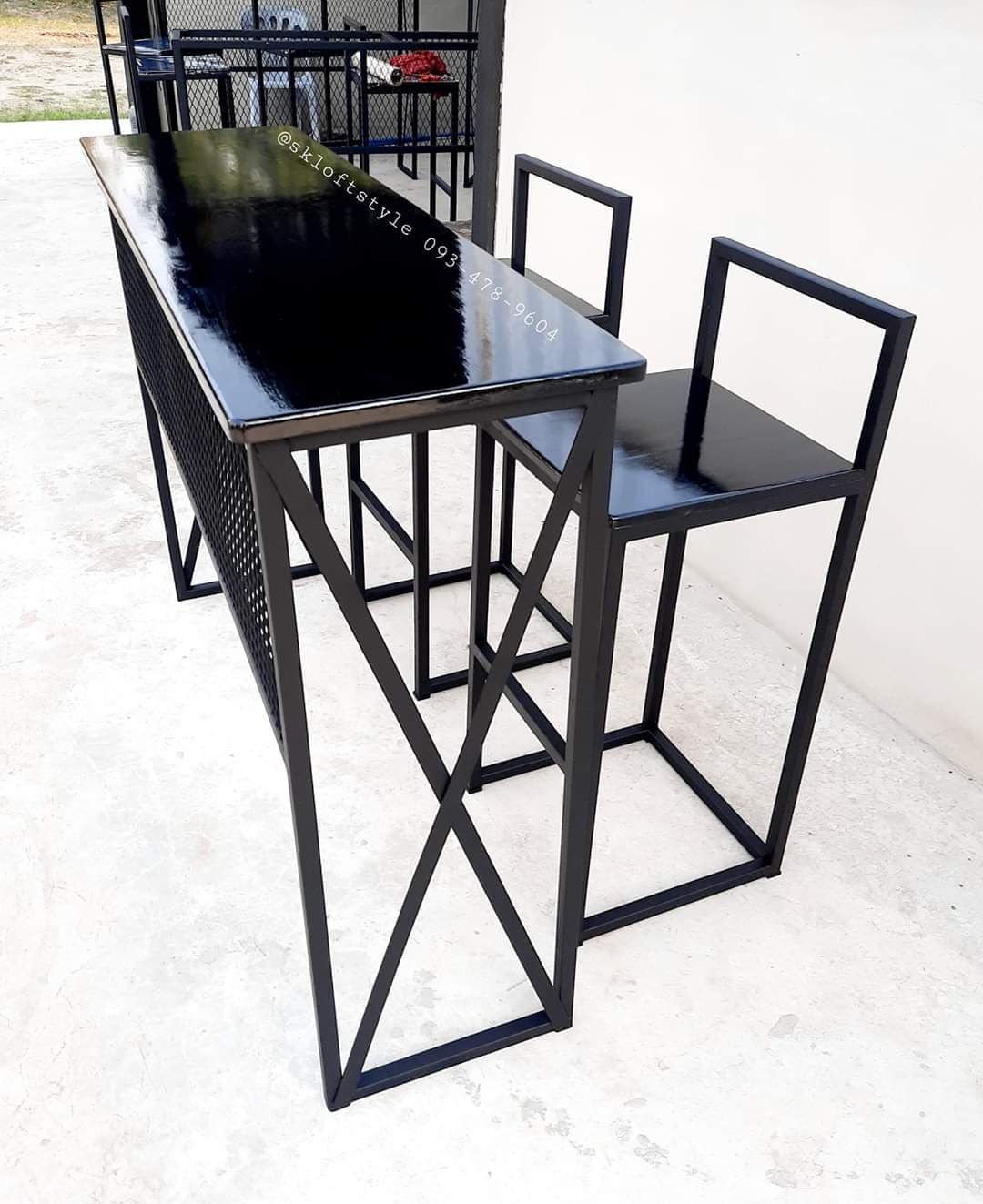 ชุดโต็ะบาร์สีดำ