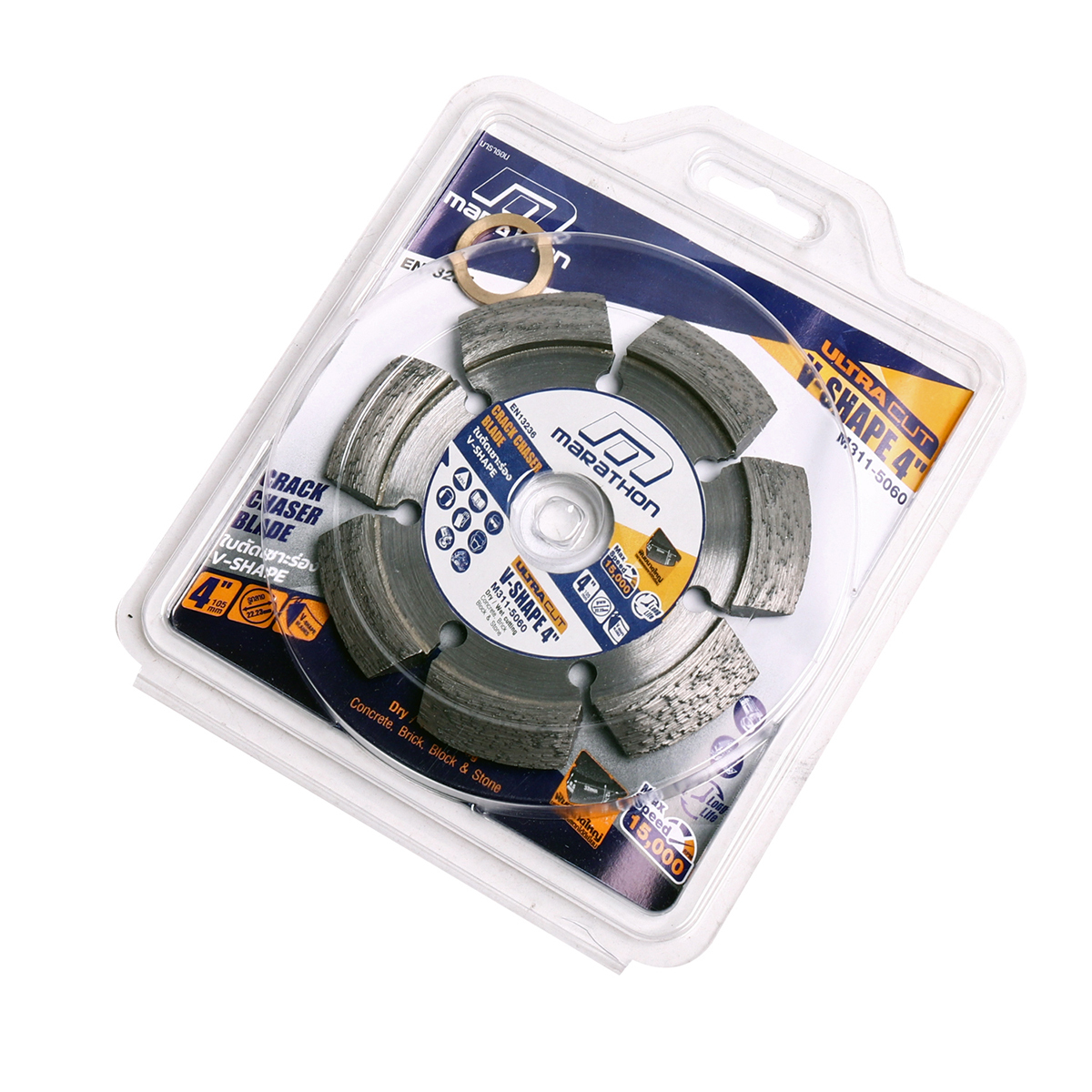 MARATHON M311-5060 ใบตัดเซาะร่อง V-SHAPE 4" รู 22.23mm