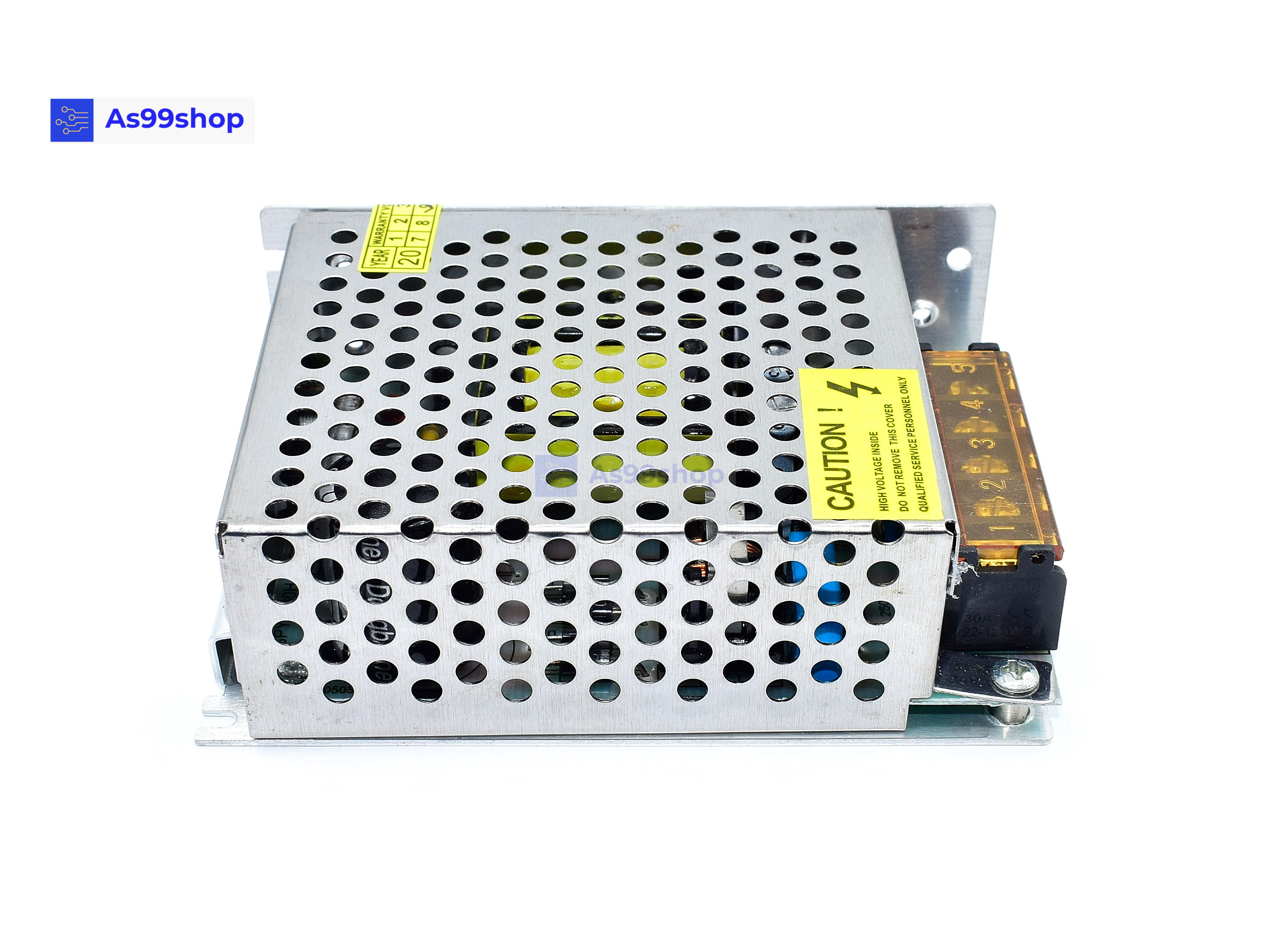 Switching Power Supply สวิตชิ่งเพาเวอร์ซัพพลาย 5V 10A 50W(สีเงิน) T-50-5