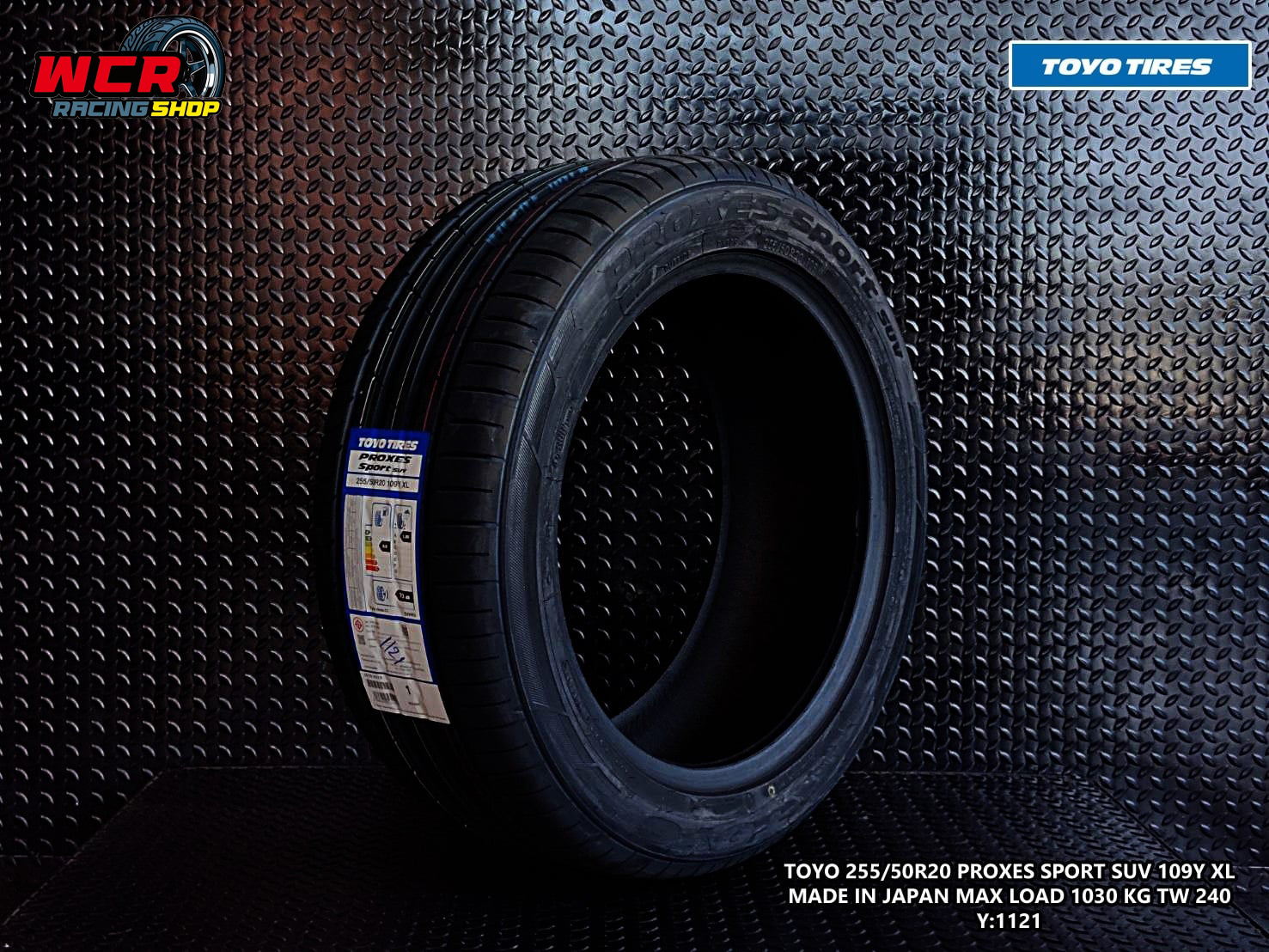 ยาง TOYO PROXES SPORT SUV ขนาดยาง 255/50R20