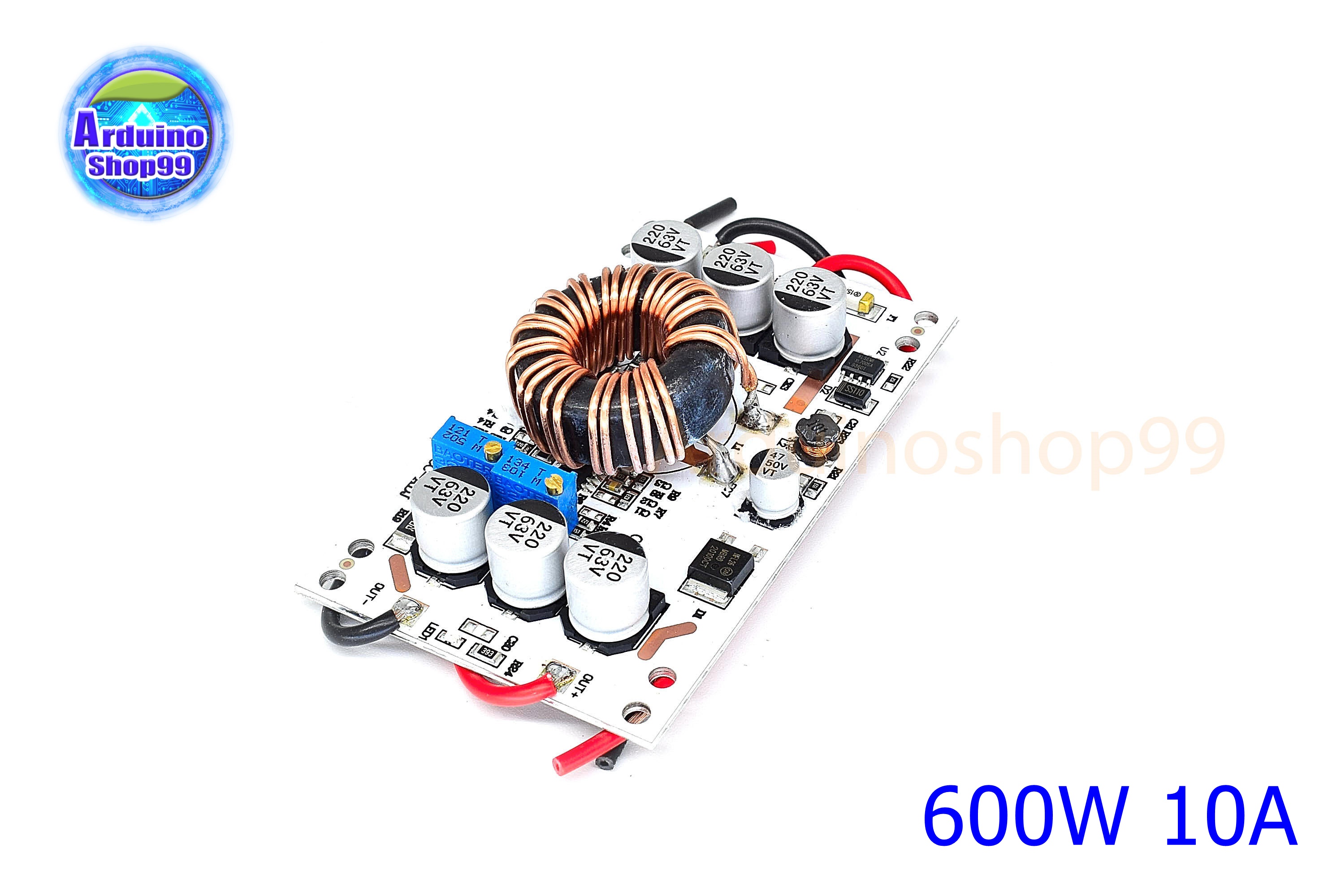 600W Power Supply Module DC10V~60V to 12~60V 10A (Step Up)