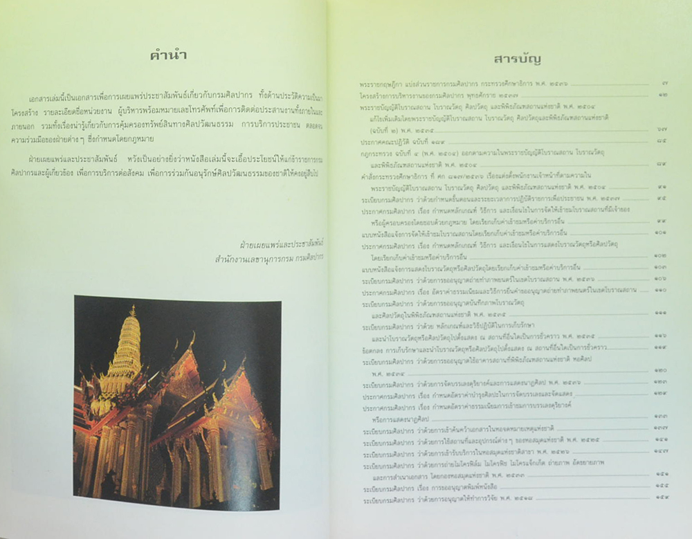 กรมศิลปากร นามสงเคราะห์และเรื่องน่ารู้เกี่ยวกับการคุ้มครองทรัพย์สินทางศิลปวัฒนธรรม