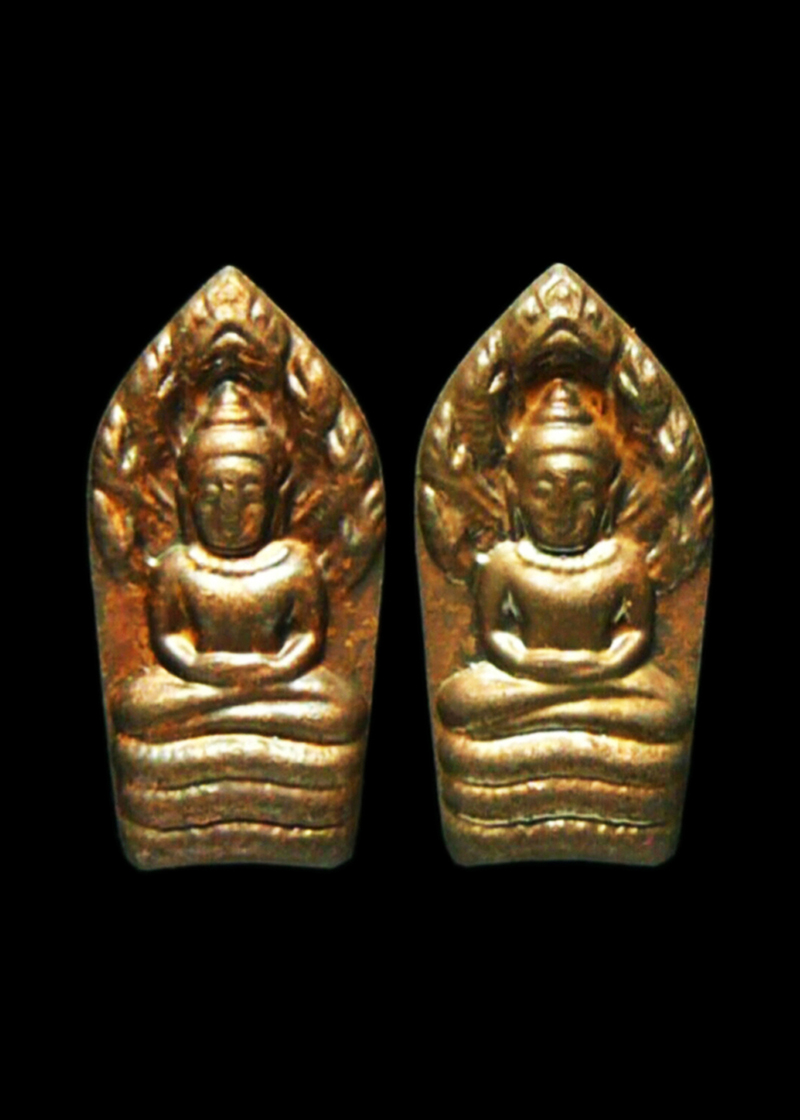 พระนาคปรกใบมะขาม วัดบำเพ็ญเหนือ มีนบุรี ปี2549 มาคู่2องค์