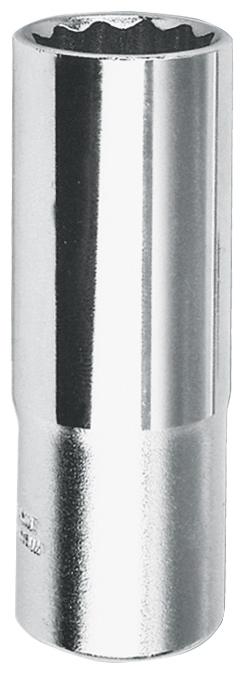 ลูกบ๊อกยาว AMPRO รู 1/2" 12 เหลี่ยม (PARABOLA) ขนาด 8 MM - 32 MM