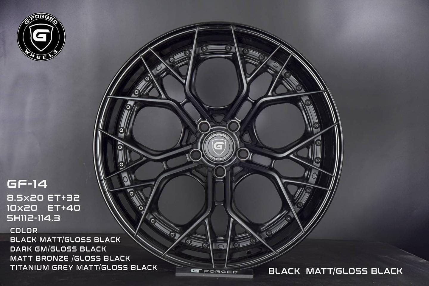 ล้อ G-FORGED GF-14 ล้อ2ชิ้นแท้