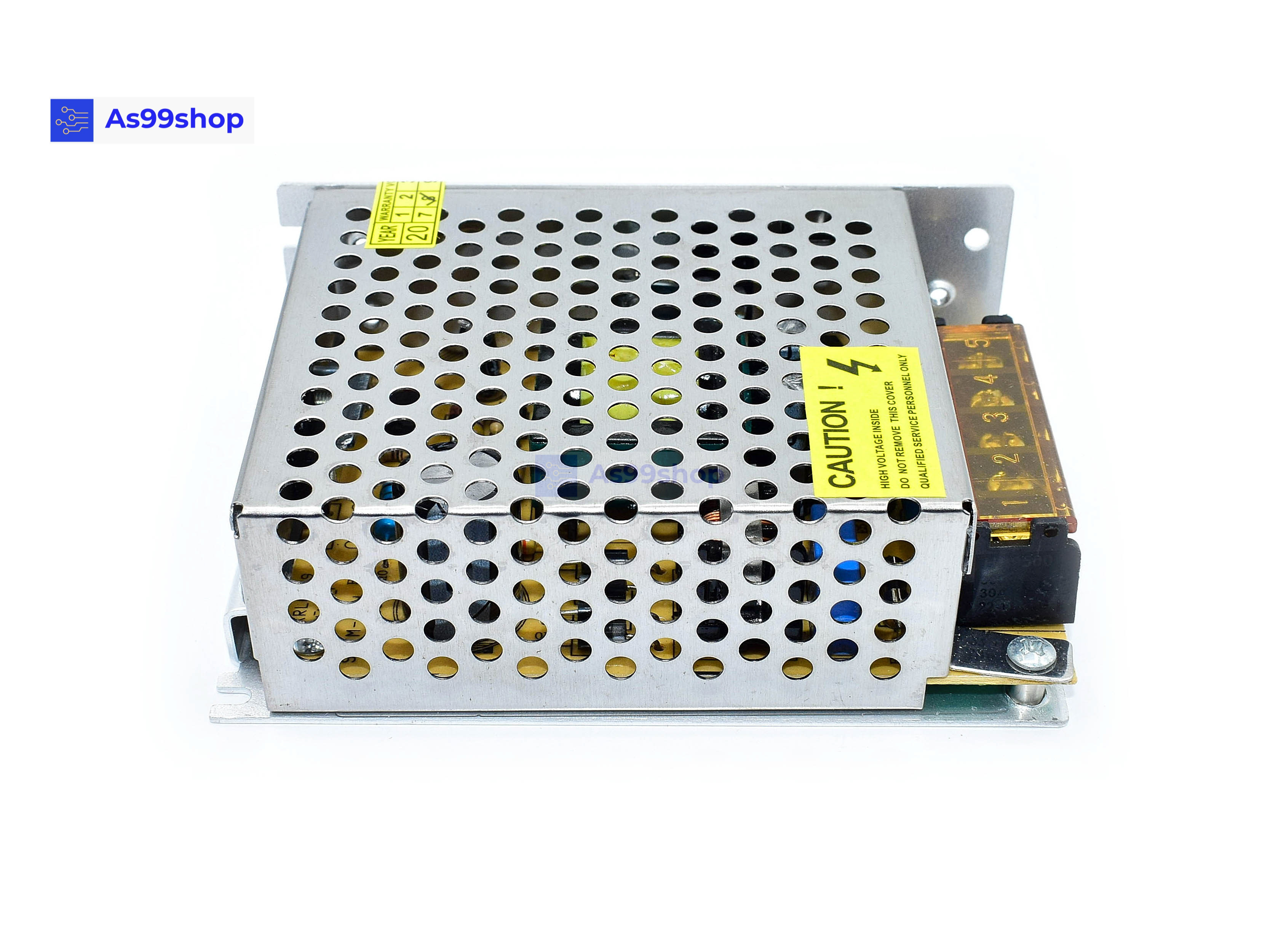 Switching Power Supply สวิตชิ่งเพาเวอร์ซัพพลาย 5V 5A 25W(สีเงิน) S-25-5