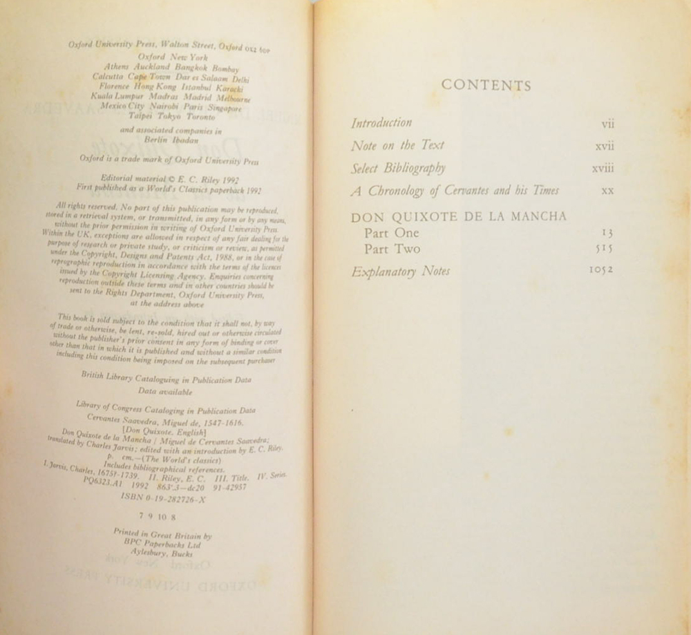 MIGUEL DE CERVANTES DON QUIXOTE