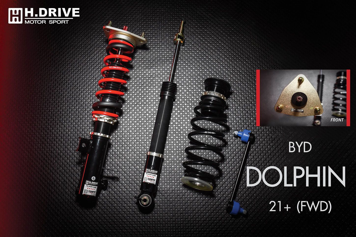 โช๊ค H.DRIVE รุ่น S SPEC ตรงรุ่น BYD DOLPHIN ฟิล