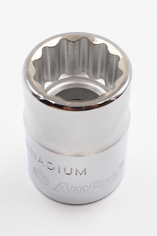 ลูกบ๊อก AMPRO รู 3/4" 12 เหลี่ยม (PARABOLA) ขนาด 17 MM - 70 MM