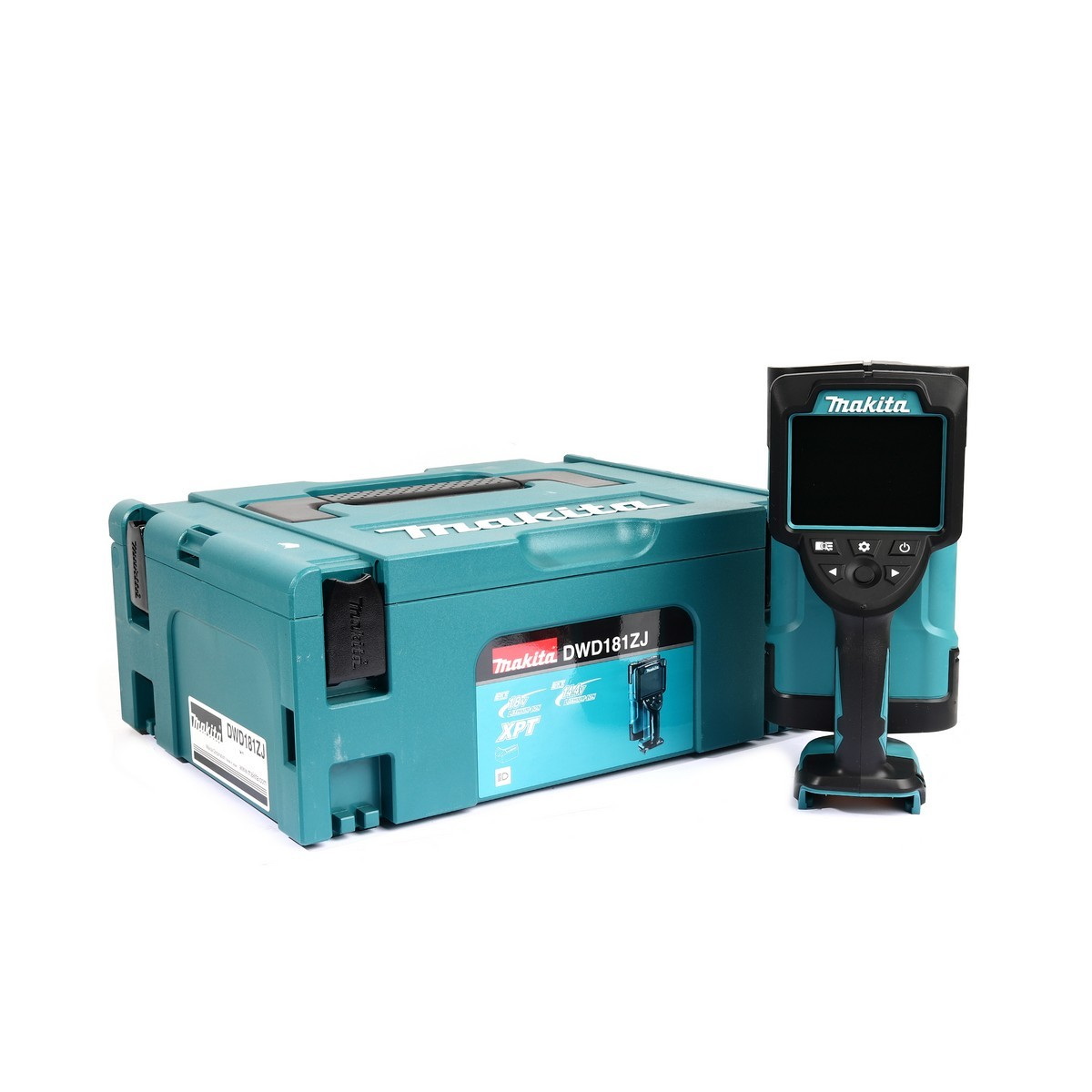 MAKITA DWD181ZJ เครื่องสแกนผนัง โลหะ,อโลหะ,สายไฟ,ไม้,ท่อพลาสติก 18V (เฉพาะตัว)