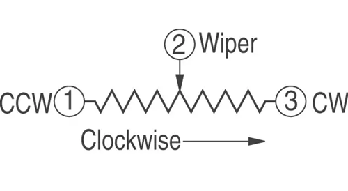 2k Ohm ความต้านทานปรับค่าได้ #3296(Tower) 2 ตัว