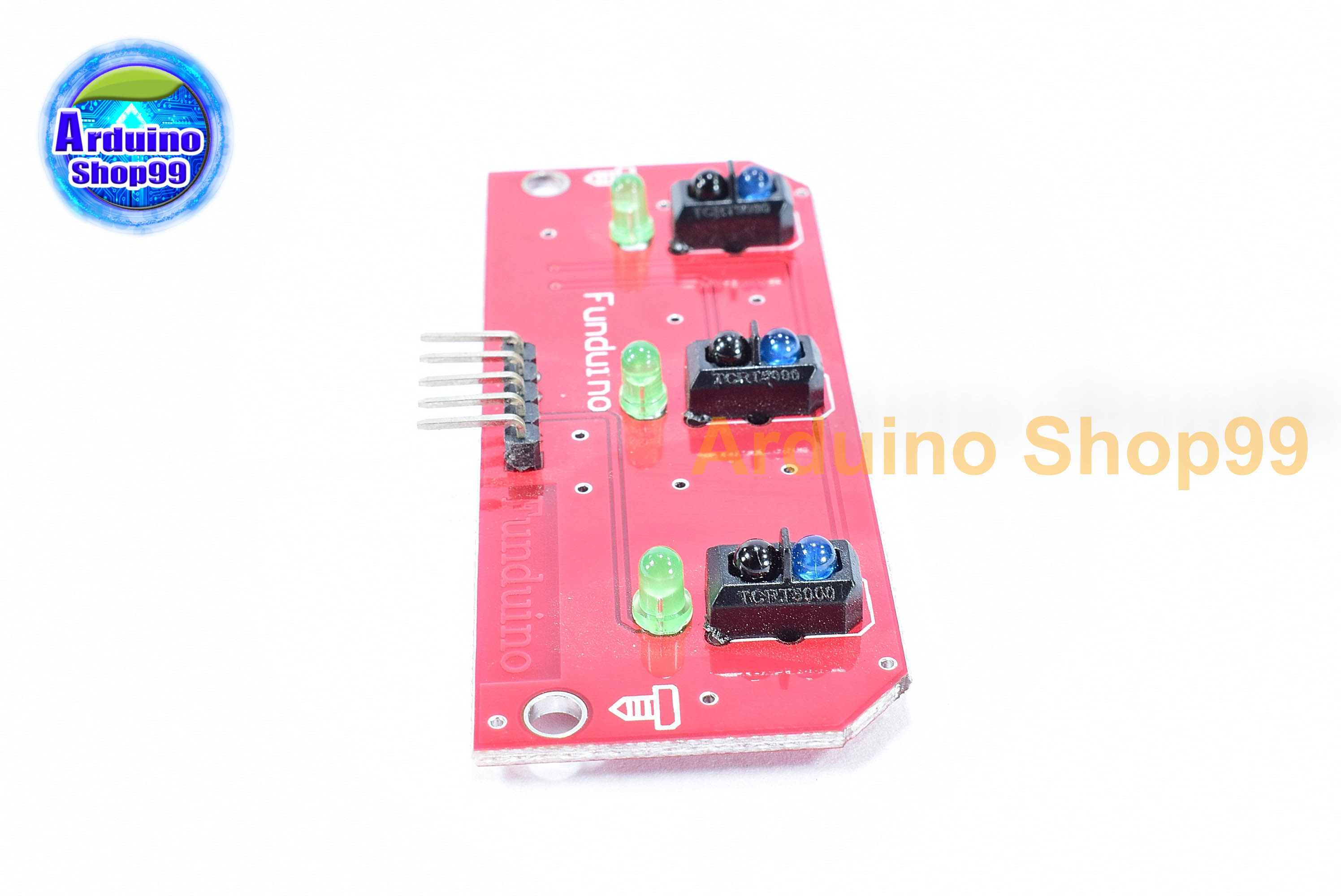 3-way tracing module เซ็นเซอร์จับเส้น ขาว-ดำ 3 ช่อง