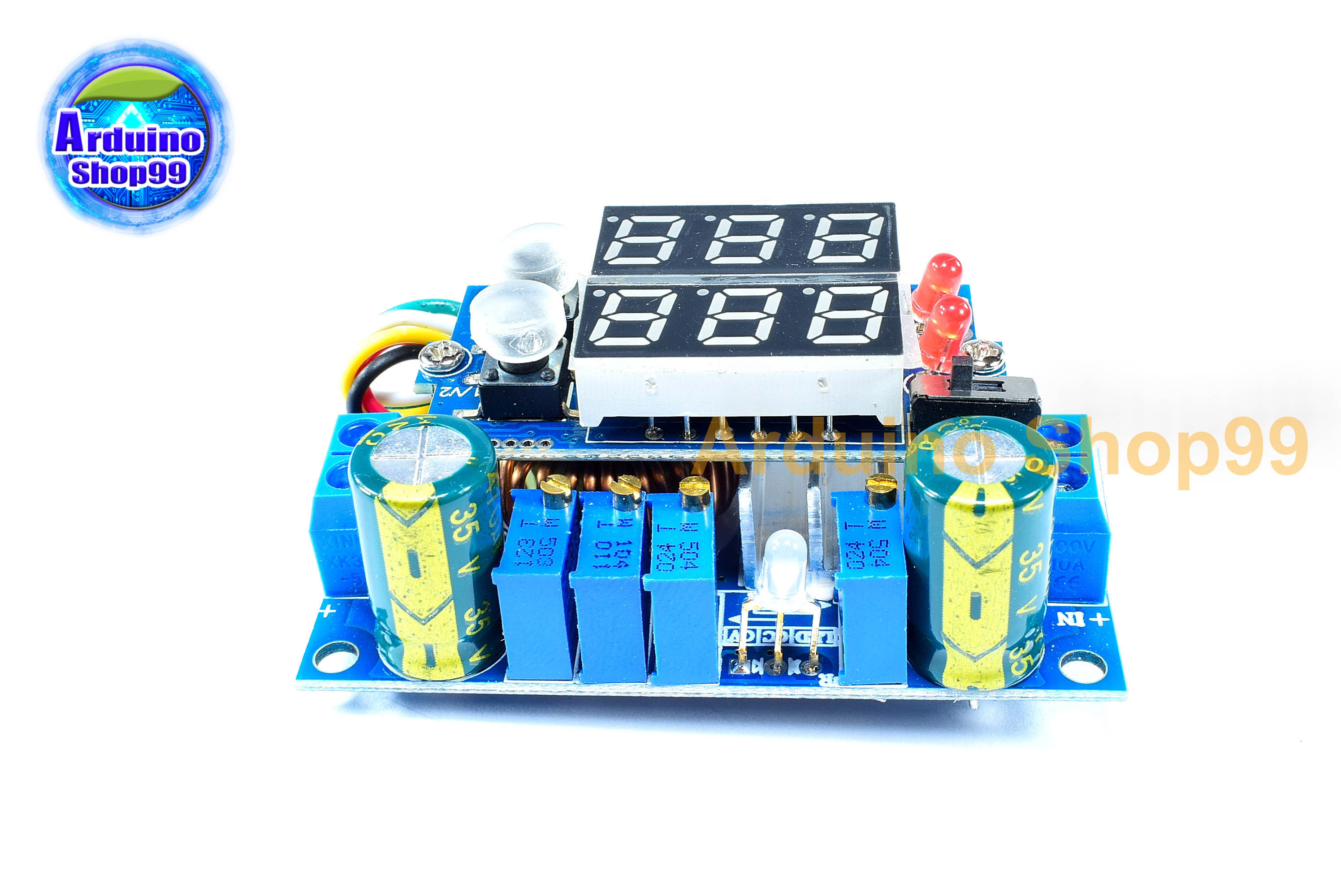 MPPT Solar Panel Controller 5A DC-DC Step Down CC/CV Charging Module Display LED