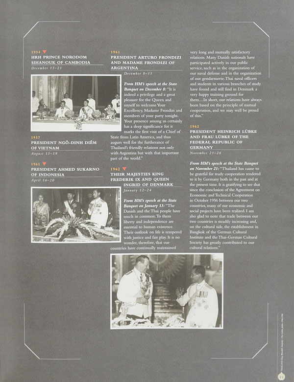 THAILAND KING BHUMIBOL ADULYADEJ THE GOLDEN JUBILEE 1946-1996