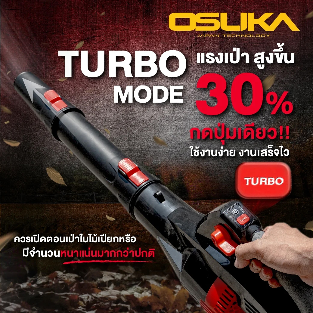 OSUKA OCLB446-N เครื่องเป่าใบไม้ไร้สาย 20V (ตัวเปล่า)