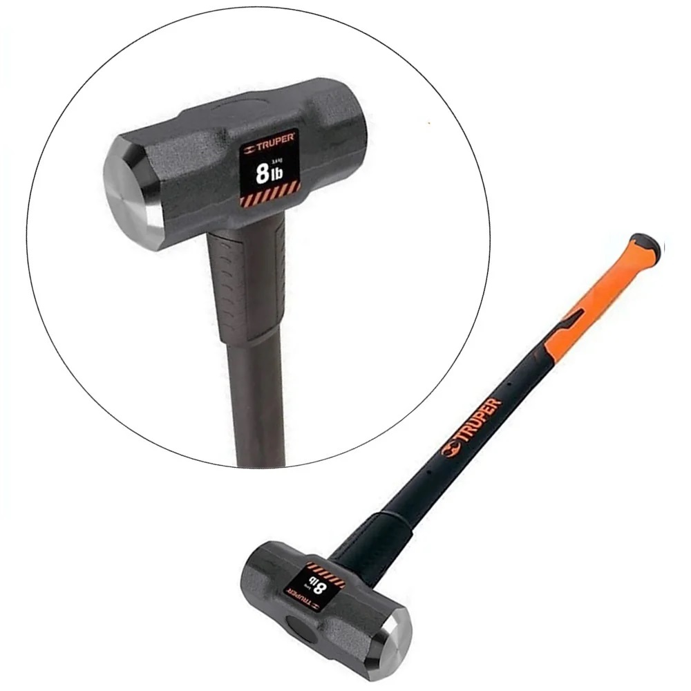 TRUPER MD-8F ค้อนปอนด์ด้ามไฟเบอร์ 36" 8 ปอนด์