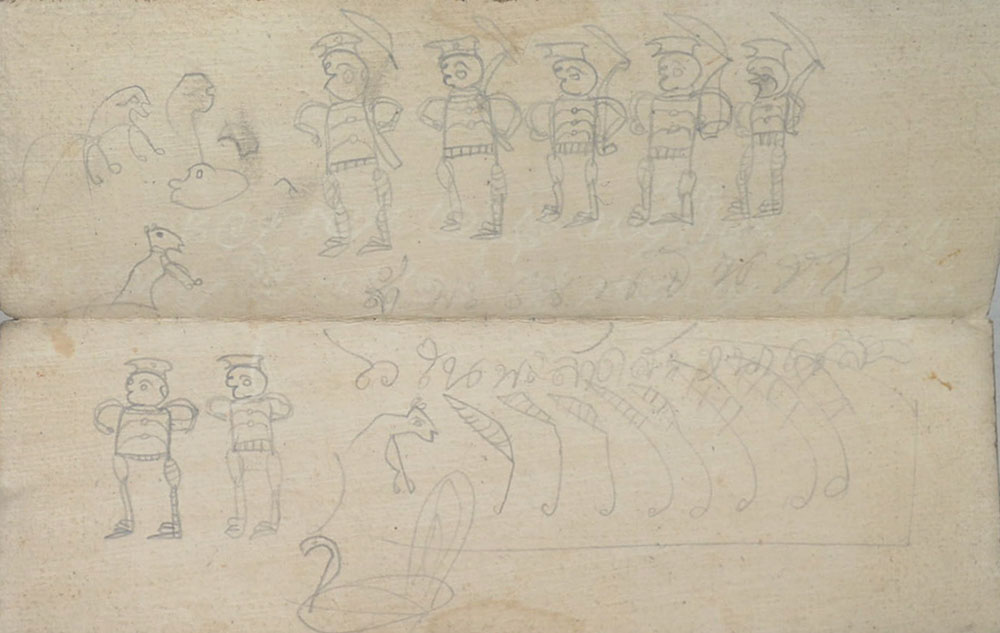 สมุดข่อยโบราณ (ขายตามสภาพ)