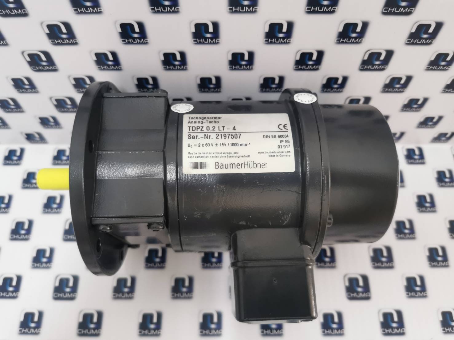 Baumer, Hubner Berlin, Analog tacho, longlife, DC Tachogenerator, TDPZ 0,2 LT-4