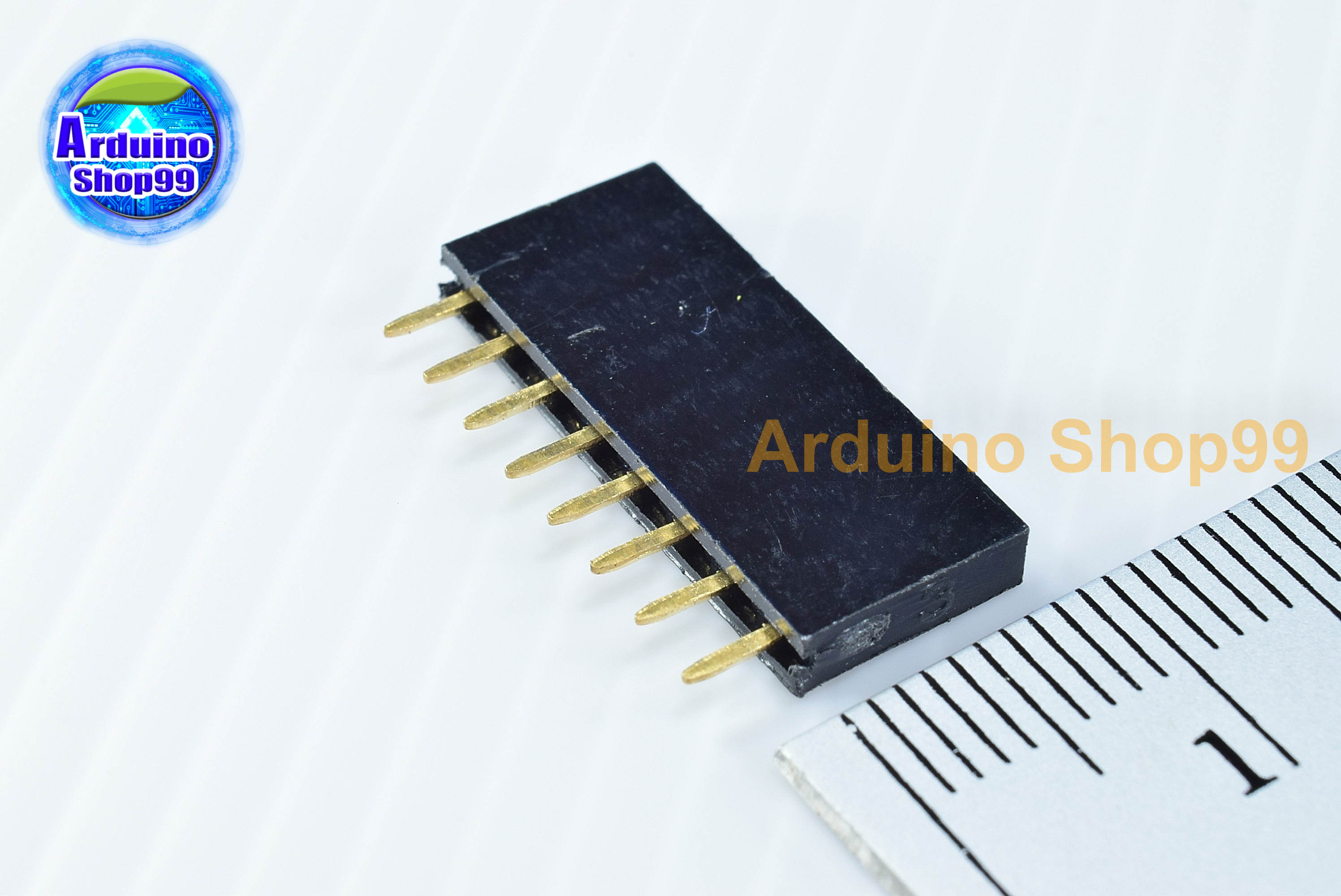8P-Pin Socket 2.54MM single row female(1 ชุด 6 ตัว)