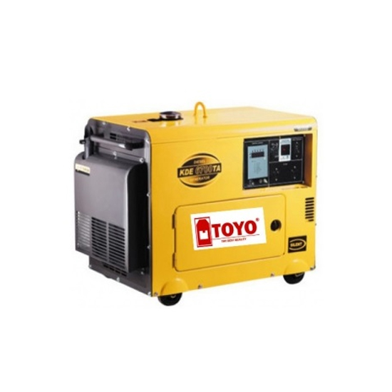 TOYO KDE7500STA เครื่องปั่นไฟ 5.5KW /5.5KVA /220V ดีเซล (เก็บเสียง)