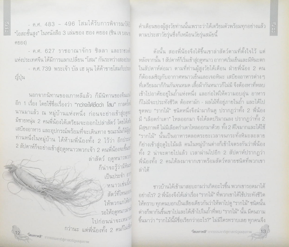 โสมเกาหลี จากธรรมชาติสู่ศาสตร์ดูแลสุขภาพ