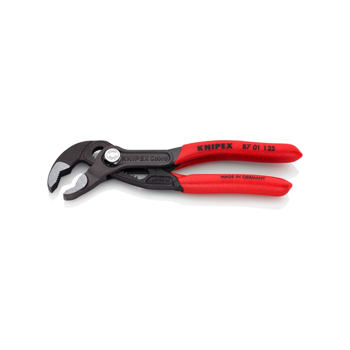 KNIPEX 87 01 125 คีมคอม้า รุ่น Cobra ด้ามพลาสติก 125mm (5")