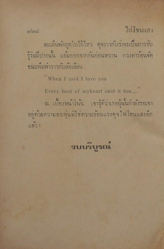 ไฟโชนแสง (2 เล่มจบ)