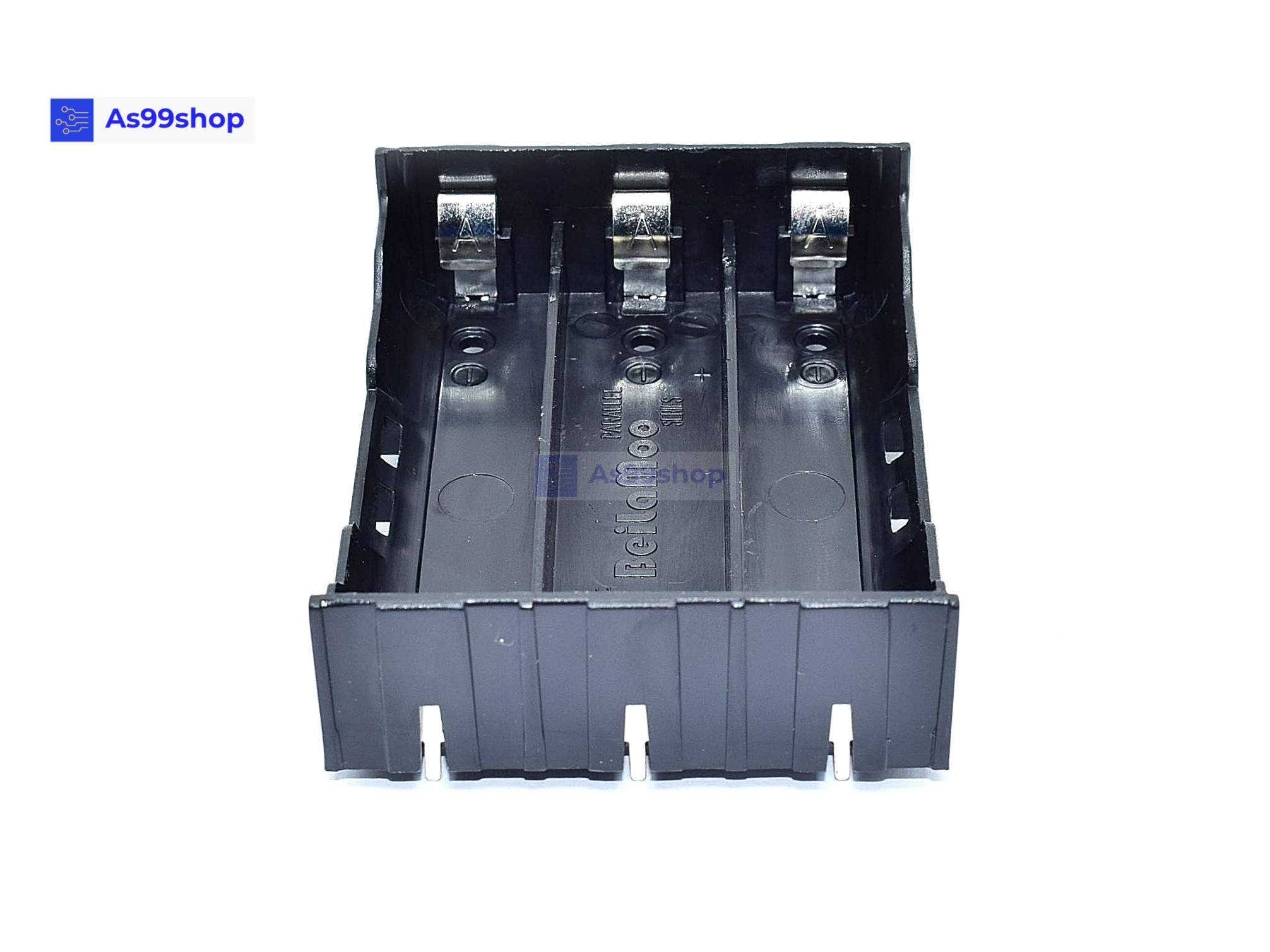 รังถ่าน 18650 Battery Box Holder 3 Cell PCB pin