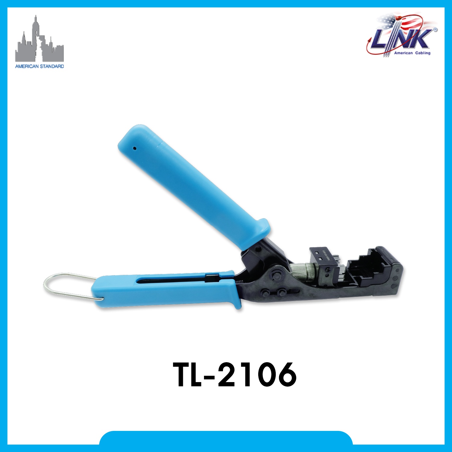 TL-2106 Fast jack New Termination Tool for CAT6 color Changeable คีมเข้าหัวตัวเมียรุ่น US-1006A