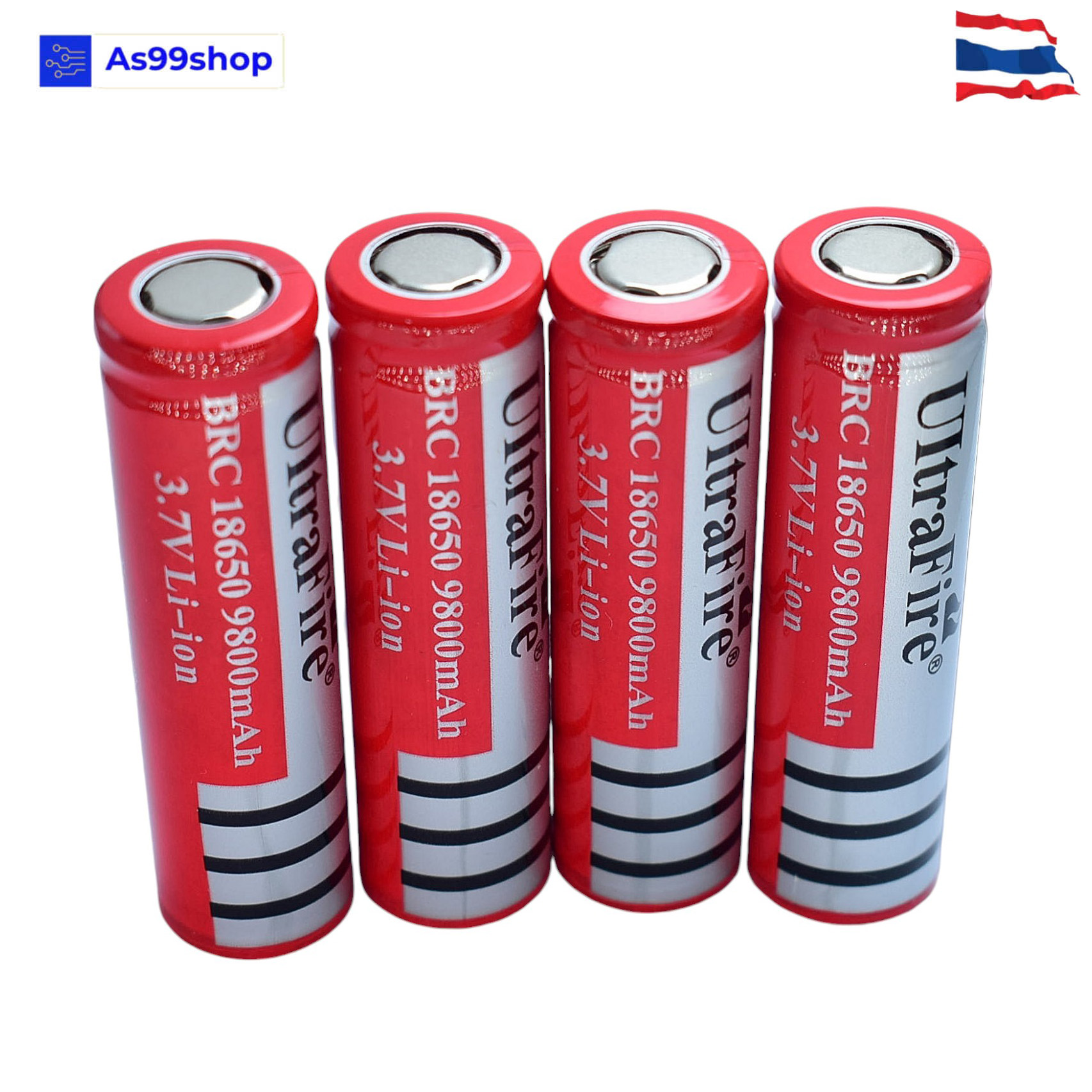 lithium battery 18650 9800mwh 3.7 volt(หัวแบน)
