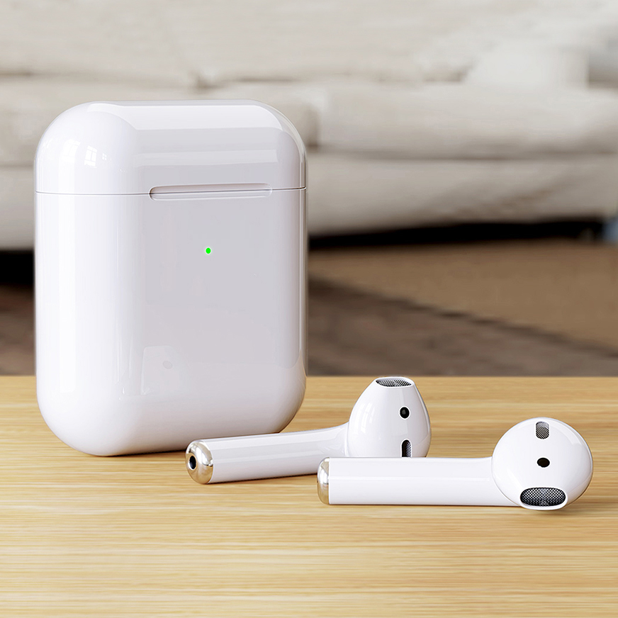 d-power หูฟังบลูทูธไร้สาย รุ่น BT12 คุยโทรศัพท์ได้ พร้อมเคสชาร์จไฟในตัว Bluetooth Wireless (TWS) รับประกัน 1 ปี