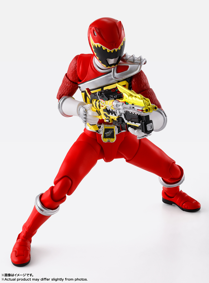 S.H.FIGUARTS(SHINKOCCHOU SEIHOU)Zyuden Sentai Kyoryuger - KYORYU RED(Daigo Kiryu) Ver 2.0[BANDAI]ขบวนการผู้กล้าไดโนเสาร์ เคียวริวเจอร์ เคียวริวเรด ไดโกะ คิริว[LOT JP]